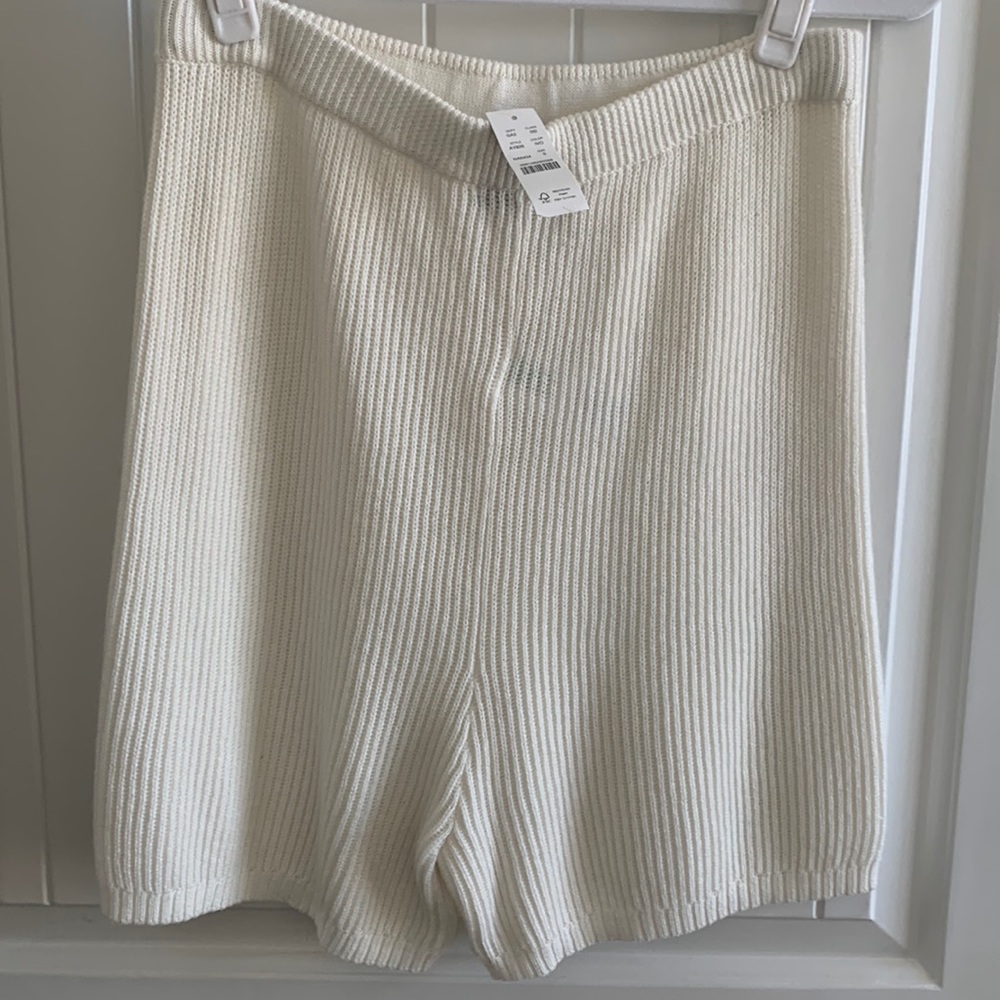 J crew sweater shorts NWT small